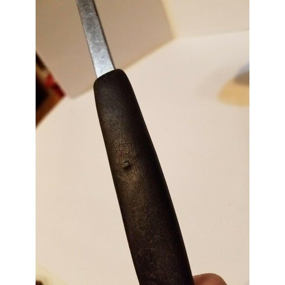 Vintage Advertising #2 Stainless Steel USA Kitchen Ladle 12" Black Handle - Picture 7 of 7